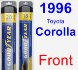 Front Wiper Blade Pack for 1996 Toyota Corolla - Assurance