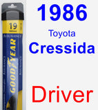 Driver Wiper Blade for 1986 Toyota Cressida - Assurance