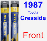 Front Wiper Blade Pack for 1987 Toyota Cressida - Assurance