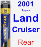 Rear Wiper Blade for 2001 Toyota Land Cruiser - Assurance