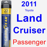 Passenger Wiper Blade for 2011 Toyota Land Cruiser - Assurance