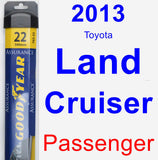 Passenger Wiper Blade for 2013 Toyota Land Cruiser - Assurance