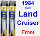 Front Wiper Blade Pack for 1984 Toyota Land Cruiser - Assurance