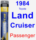 Passenger Wiper Blade for 1984 Toyota Land Cruiser - Assurance