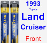 Front Wiper Blade Pack for 1993 Toyota Land Cruiser - Assurance