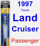 Passenger Wiper Blade for 1997 Toyota Land Cruiser - Assurance