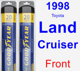 Front Wiper Blade Pack for 1998 Toyota Land Cruiser - Assurance
