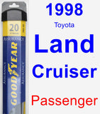 Passenger Wiper Blade for 1998 Toyota Land Cruiser - Assurance