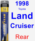 Rear Wiper Blade for 1998 Toyota Land Cruiser - Assurance