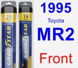 Front Wiper Blade Pack for 1995 Toyota MR2 - Assurance