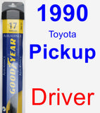 Driver Wiper Blade for 1990 Toyota Pickup - Assurance