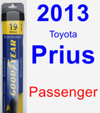 Passenger Wiper Blade for 2013 Toyota Prius - Assurance