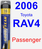 Passenger Wiper Blade for 2006 Toyota RAV4 - Assurance