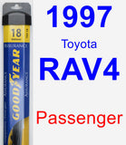 Passenger Wiper Blade for 1997 Toyota RAV4 - Assurance