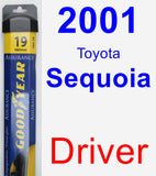 Driver Wiper Blade for 2001 Toyota Sequoia - Assurance