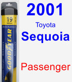 Passenger Wiper Blade for 2001 Toyota Sequoia - Assurance