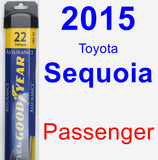 Passenger Wiper Blade for 2015 Toyota Sequoia - Assurance