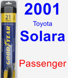 Passenger Wiper Blade for 2001 Toyota Solara - Assurance