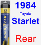 Rear Wiper Blade for 1984 Toyota Starlet - Assurance