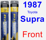 Front Wiper Blade Pack for 1987 Toyota Supra - Assurance