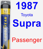 Passenger Wiper Blade for 1987 Toyota Supra - Assurance