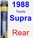 Rear Wiper Blade for 1988 Toyota Supra - Assurance