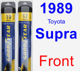 Front Wiper Blade Pack for 1989 Toyota Supra - Assurance