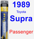Passenger Wiper Blade for 1989 Toyota Supra - Assurance