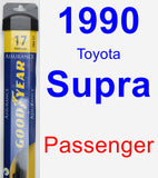 Passenger Wiper Blade for 1990 Toyota Supra - Assurance