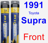 Front Wiper Blade Pack for 1991 Toyota Supra - Assurance