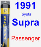 Passenger Wiper Blade for 1991 Toyota Supra - Assurance