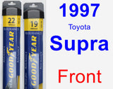 Front Wiper Blade Pack for 1997 Toyota Supra - Assurance