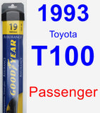 Passenger Wiper Blade for 1993 Toyota T100 - Assurance