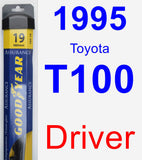 Driver Wiper Blade for 1995 Toyota T100 - Assurance