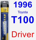 Driver Wiper Blade for 1996 Toyota T100 - Assurance