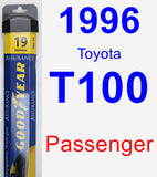 Passenger Wiper Blade for 1996 Toyota T100 - Assurance