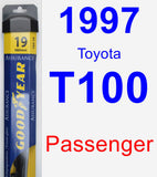 Passenger Wiper Blade for 1997 Toyota T100 - Assurance