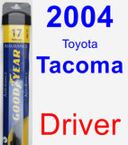 Driver Wiper Blade for 2004 Toyota Tacoma - Assurance