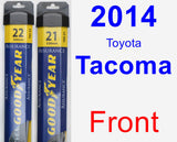 Front Wiper Blade Pack for 2014 Toyota Tacoma - Assurance