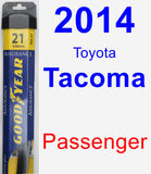 Passenger Wiper Blade for 2014 Toyota Tacoma - Assurance