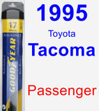 Passenger Wiper Blade for 1995 Toyota Tacoma - Assurance