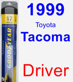 Driver Wiper Blade for 1999 Toyota Tacoma - Assurance