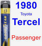 Passenger Wiper Blade for 1980 Toyota Tercel - Assurance