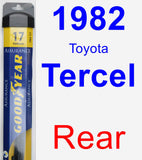 Rear Wiper Blade for 1982 Toyota Tercel - Assurance