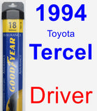 Driver Wiper Blade for 1994 Toyota Tercel - Assurance