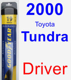 Driver Wiper Blade for 2000 Toyota Tundra - Assurance