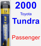 Passenger Wiper Blade for 2000 Toyota Tundra - Assurance