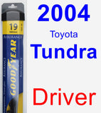 Driver Wiper Blade for 2004 Toyota Tundra - Assurance