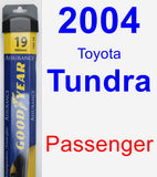 Passenger Wiper Blade for 2004 Toyota Tundra - Assurance