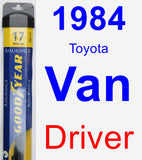 Driver Wiper Blade for 1984 Toyota Van - Assurance